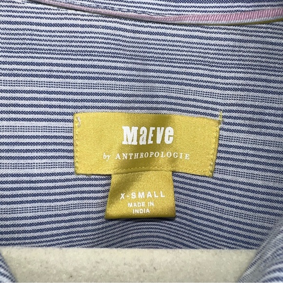 Maeve Anthropologie Alaina Paint Splatter Swing Top Blouse-Oversized-XS - Picture 5 of 8